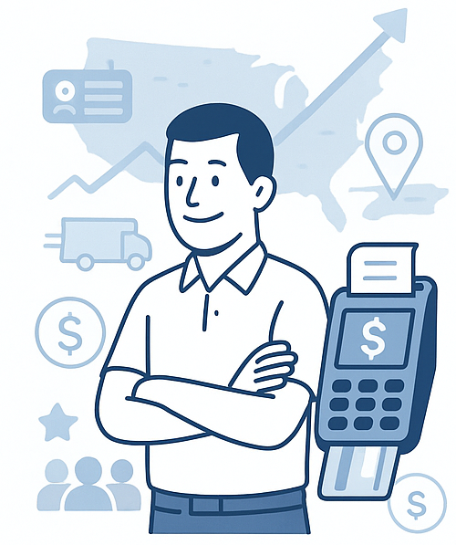 Grow & Scale - Business growth and analytics illustration